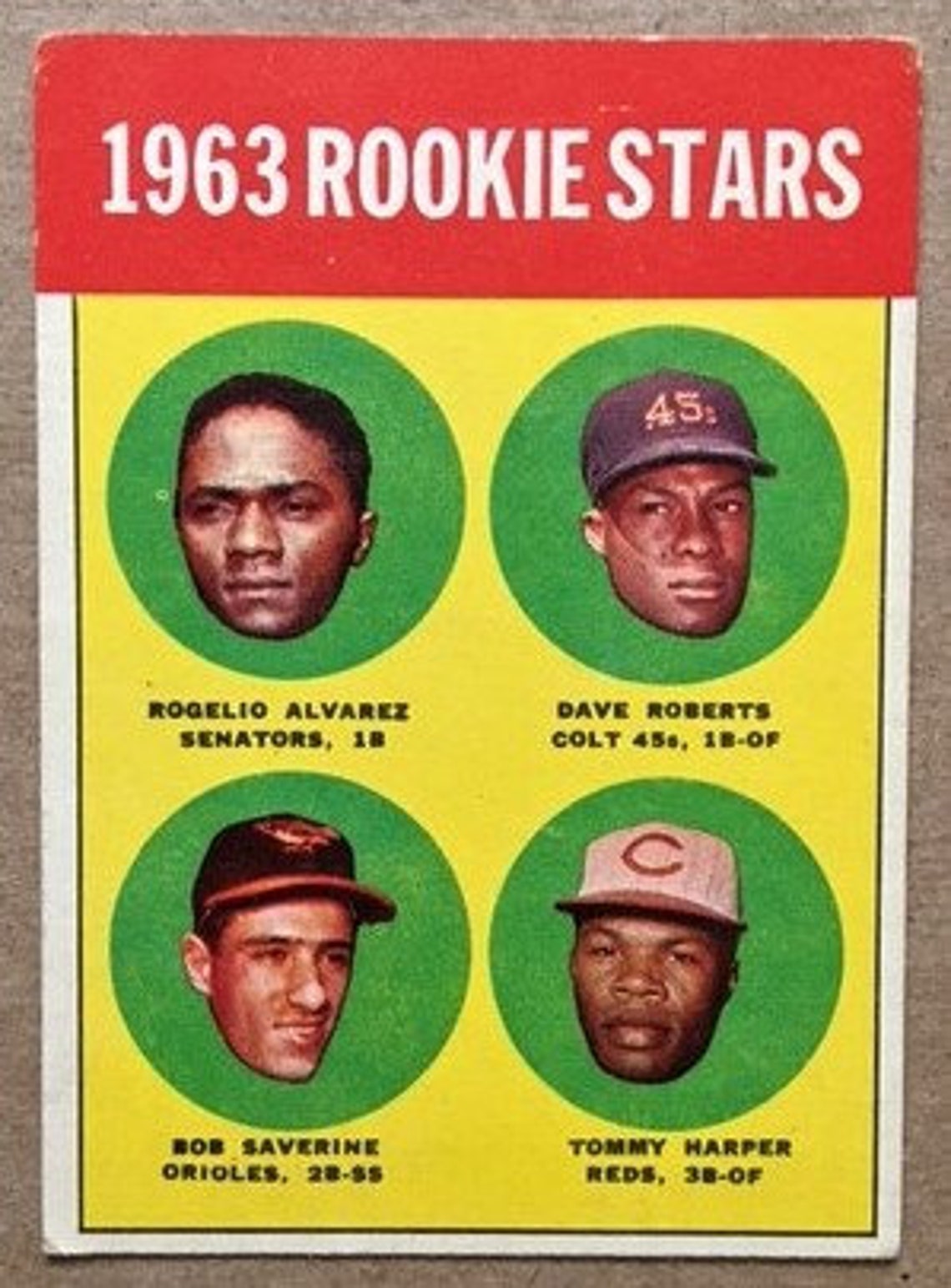 1963 Rookie Stars Topps #158 Good Condition - Etsy