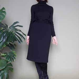 Black pencil skirt Exclusive skirt Women&#39;s skirt Pencil skirt Black skirt Black wool skirt Flattering skirt Sexy skirt Fitted skirt