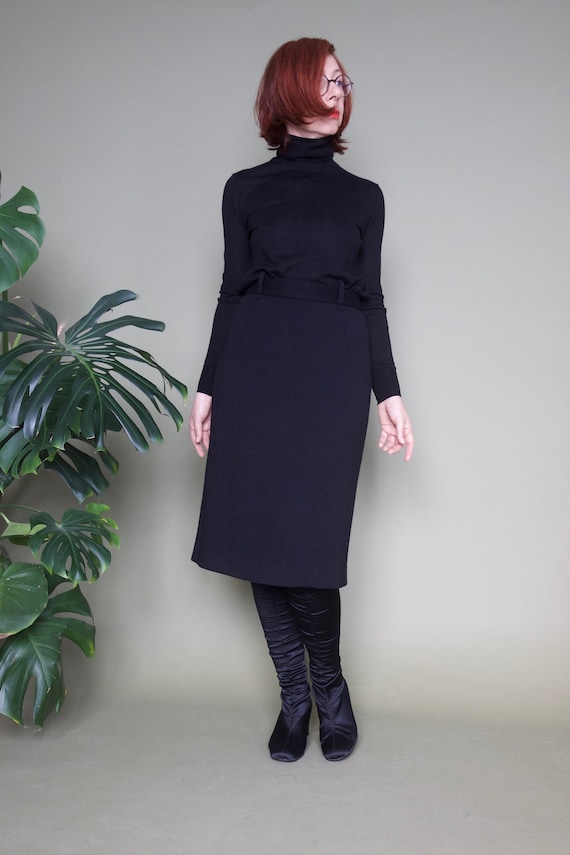 Black pencil skirt Exclusive skirt Women's skirt P