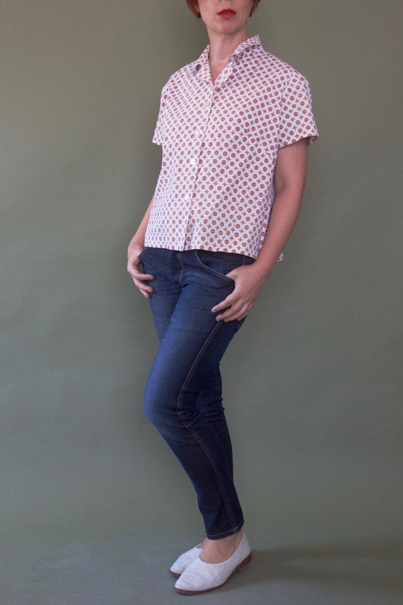 cotton button up pyjamas