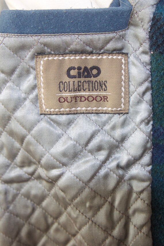 Vintage 90s Mens Duffle Coat Ciao Cool Weather Coat Angora