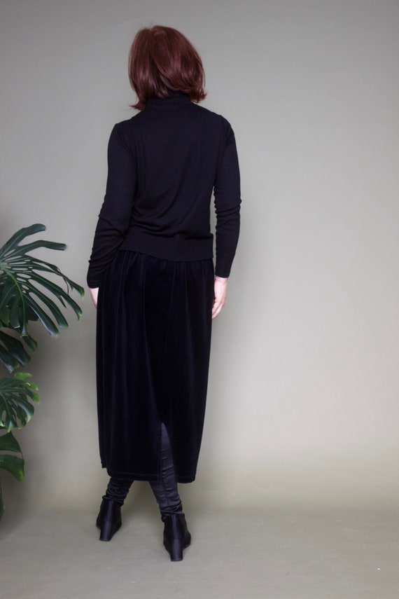 Unique Vintage Plus Size Navy Blue Velvet & Silver Dotted Sharon Maxi Dress Unique Vintage Plus Size Navy Blue Velvet & Silver Dotted Sharon Maxi Dress