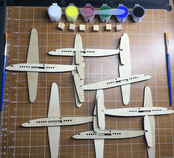 small wooden airplanes