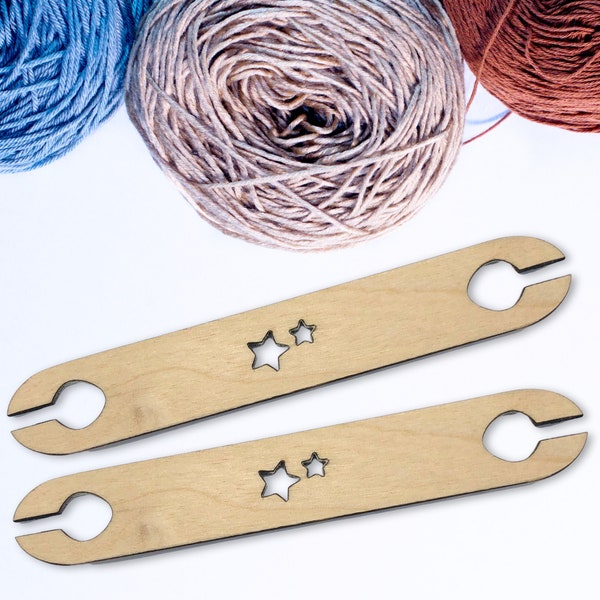 Wooden weaving accessories: bobbins, shuttles, spreader sticks, combs, needles - Made by us in the USA!