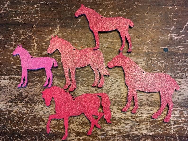 DIY Horse Ornament Kit Wooden Horse Craft Box Horse Etsy