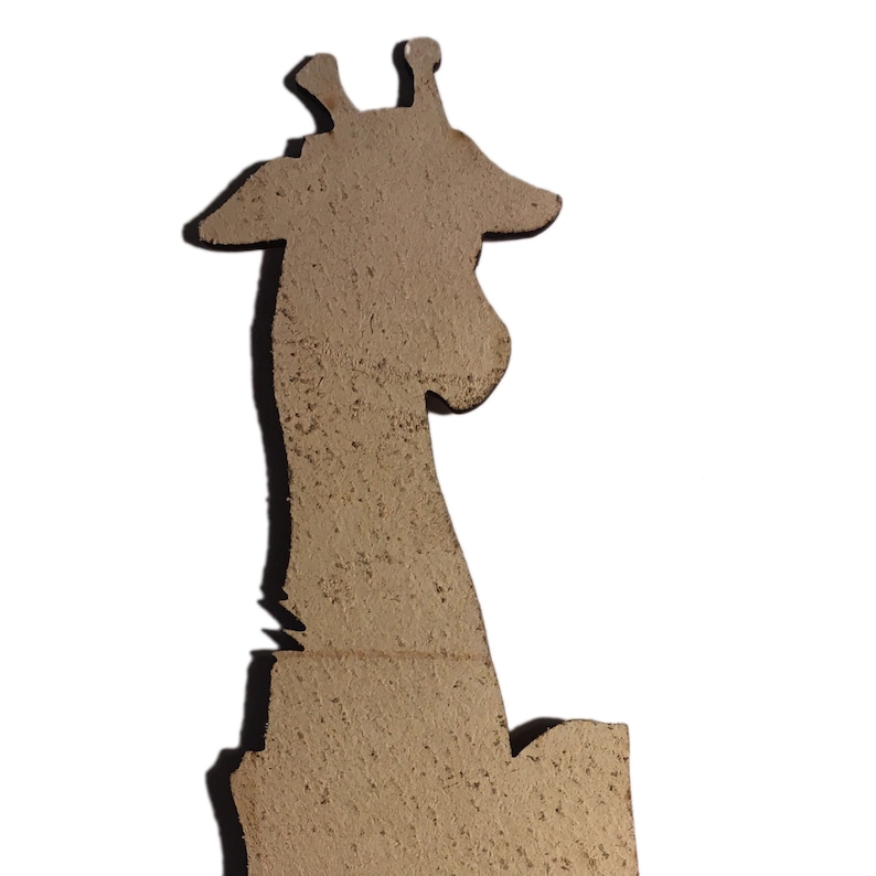 Giraffe Bookmark Leather, giraffe reading a book made in MN USA image 10