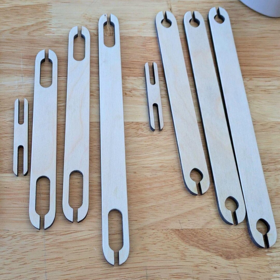 Wooden Weaving Shuttle Stick Sets - 4 Sizes in Each Set - Etsy