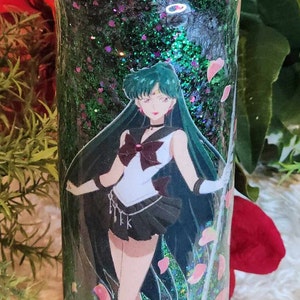 Sailor Pluto 30 oz. Glow-in-the-dark tumbler.