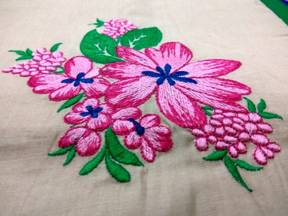 Flowers Embroidery Design 2 Sizes Flowers Machine | Etsy