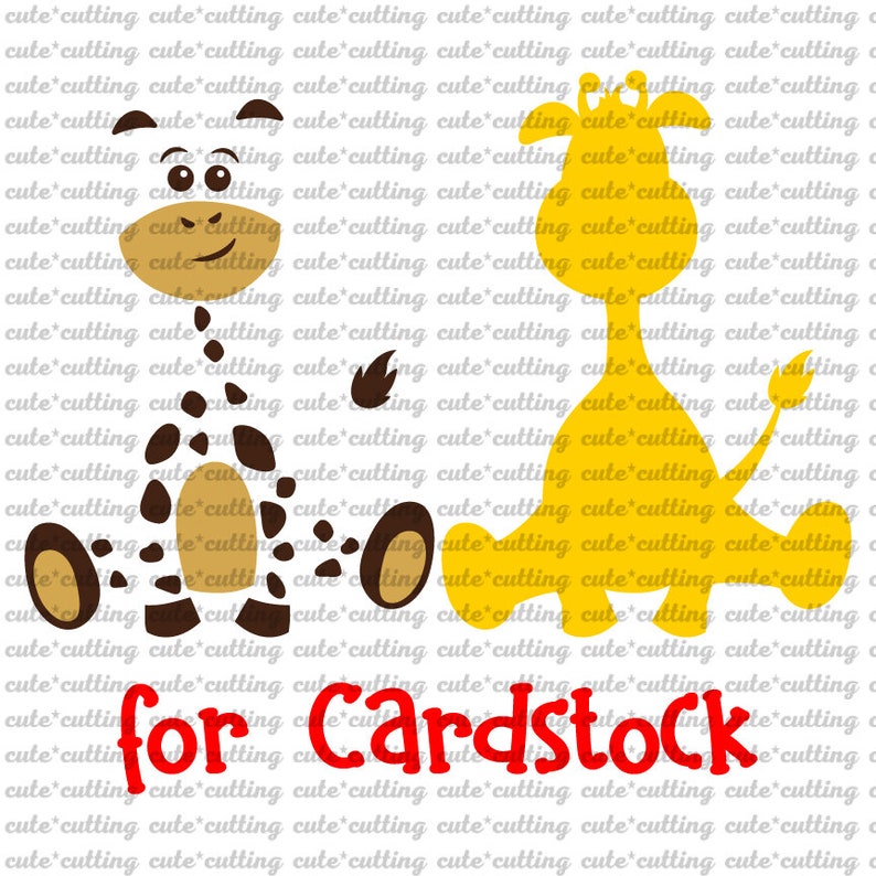 Download Giraffe svg baby shower animal party zoo africa cute first | Etsy