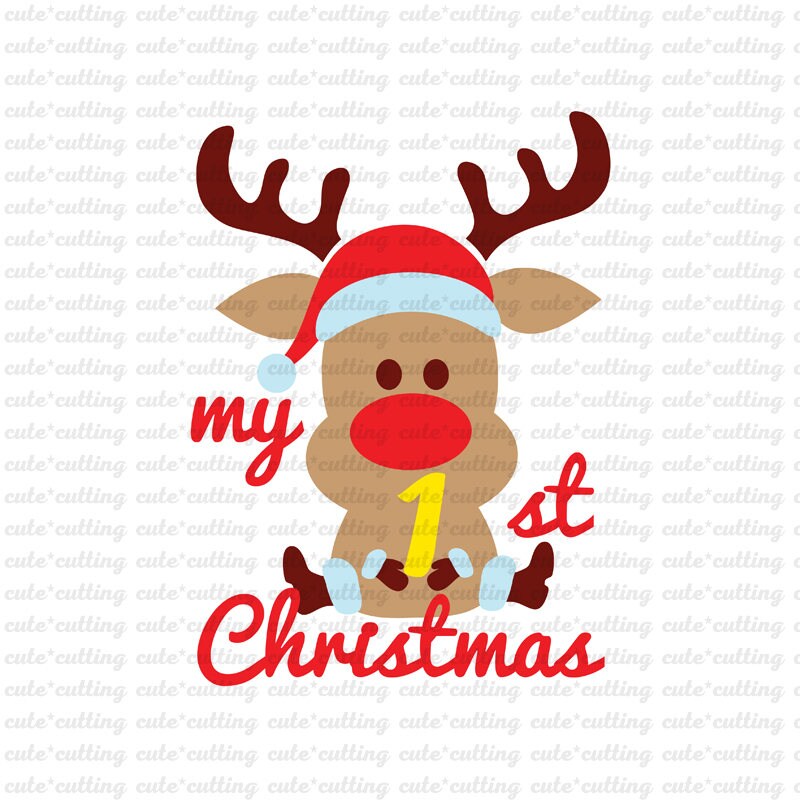 Download My first Christmas svg Christmas svg Rudolph svg Reindeer ...