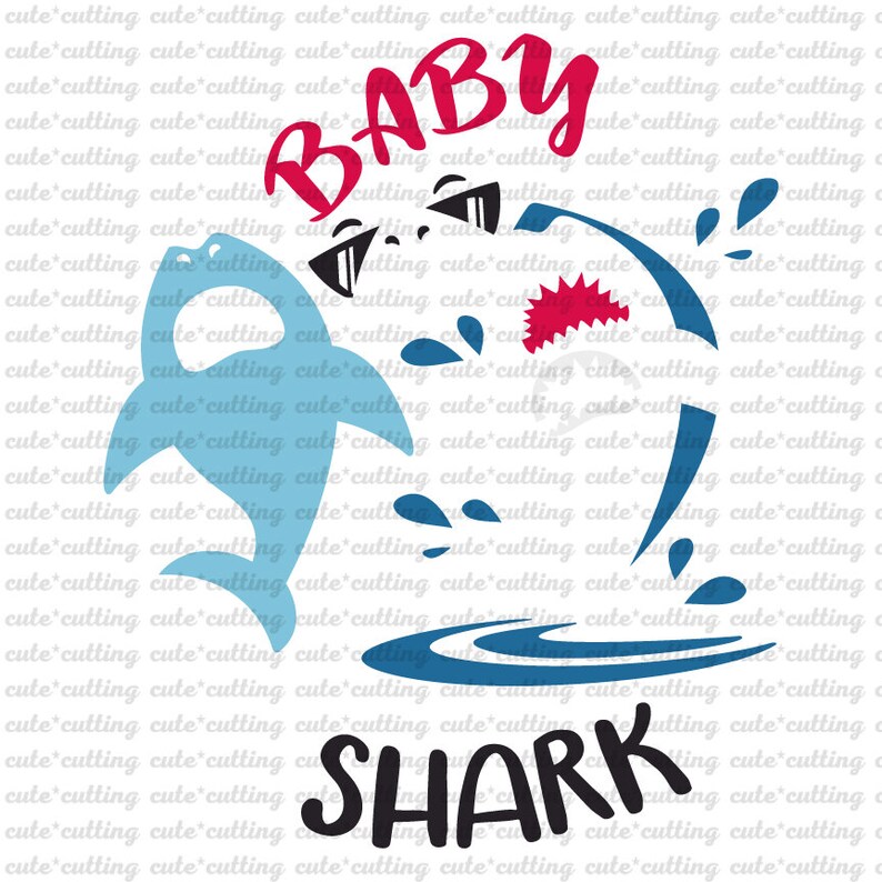 Free Free 320 Baby Shark Swimming Svg SVG PNG EPS DXF File