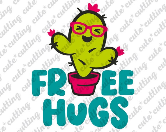 Download Free Free Hugs Svg Cactus Svg Valentine Svg Valentines Day Svg Etsy SVG Cut Files
