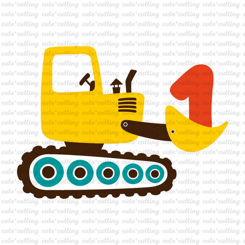 Download Cricut Curio First Birthday Svg Portrait Excavator Svg Dxf Cutting Files For Silhouette Cameo Construction Birthday Svg Birthday Boy Clip Art Art Collectibles