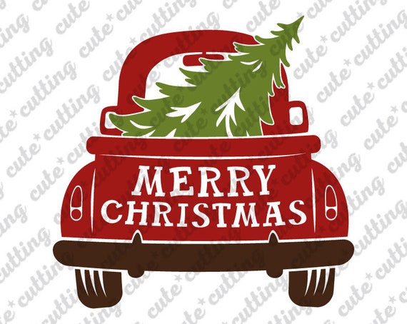 Download Christmas Truck Svg Christmas Truck Back Svg Christmas Svg Etsy
