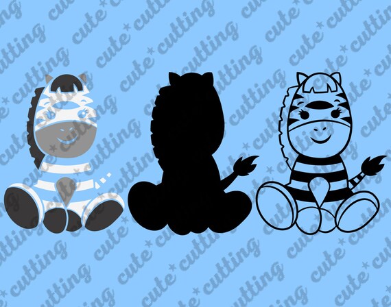 Download Zebra Svg Baby Zebra Svg Cute Zebra Svg Zoo Baby Shower Etsy