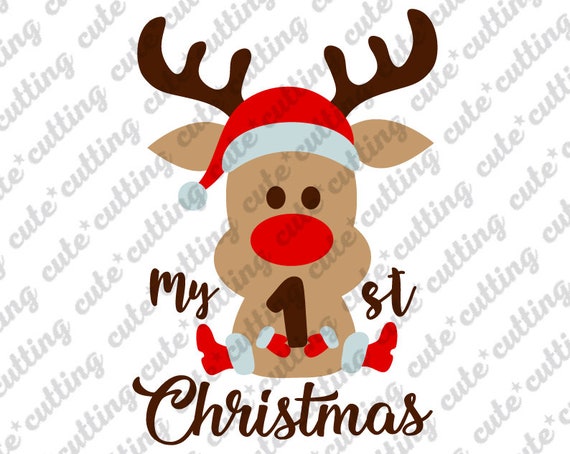 Immagini Natale Jpeg.Il Mio Primo Svg Di Natale Il Mio Primo Natale Svg Rudolph Etsy