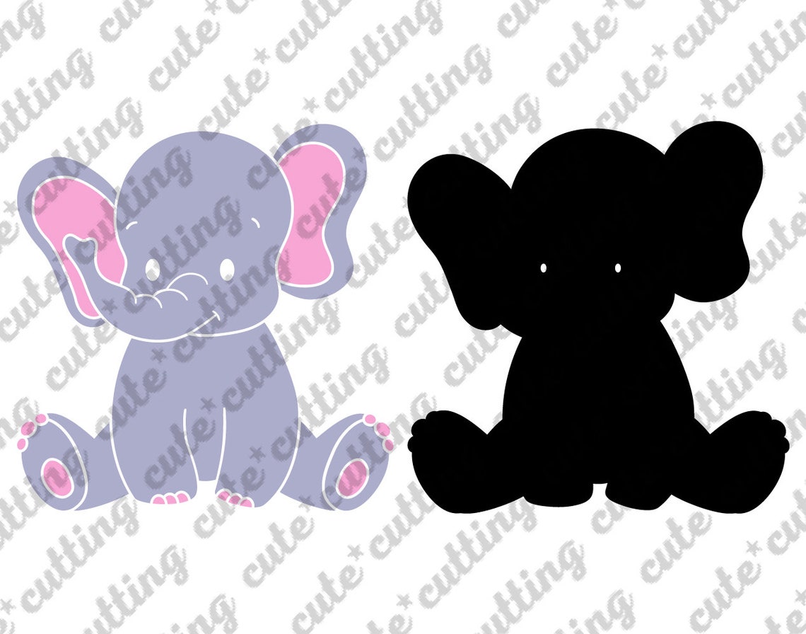 Elephant svg baby elephant svg baby shower elephant svg Etsy