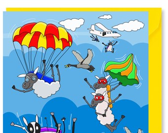 Parachute Card Etsy France