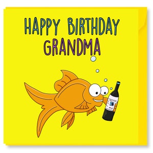 Joyeux Anniversaire Maman Vin Poisson Carte De Voeux Happy Etsy Joyeux Anniversaire Maman Vin Poisson Carte De Voeux Happy Etsy