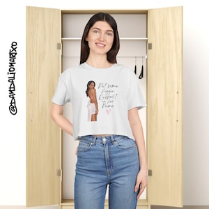 Paige DeSorbo Put Some Friggin Respect On Her Name Cropped Tee
