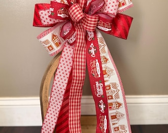 Gingerbread Christmas Bow
