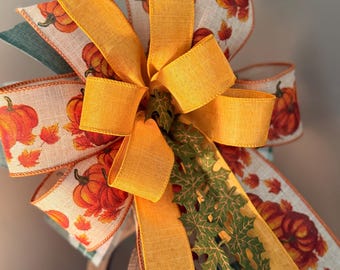 Fall Bow Mailbox Bow Lantern Bow