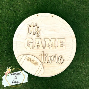 Football BLANK Door hanger DIY