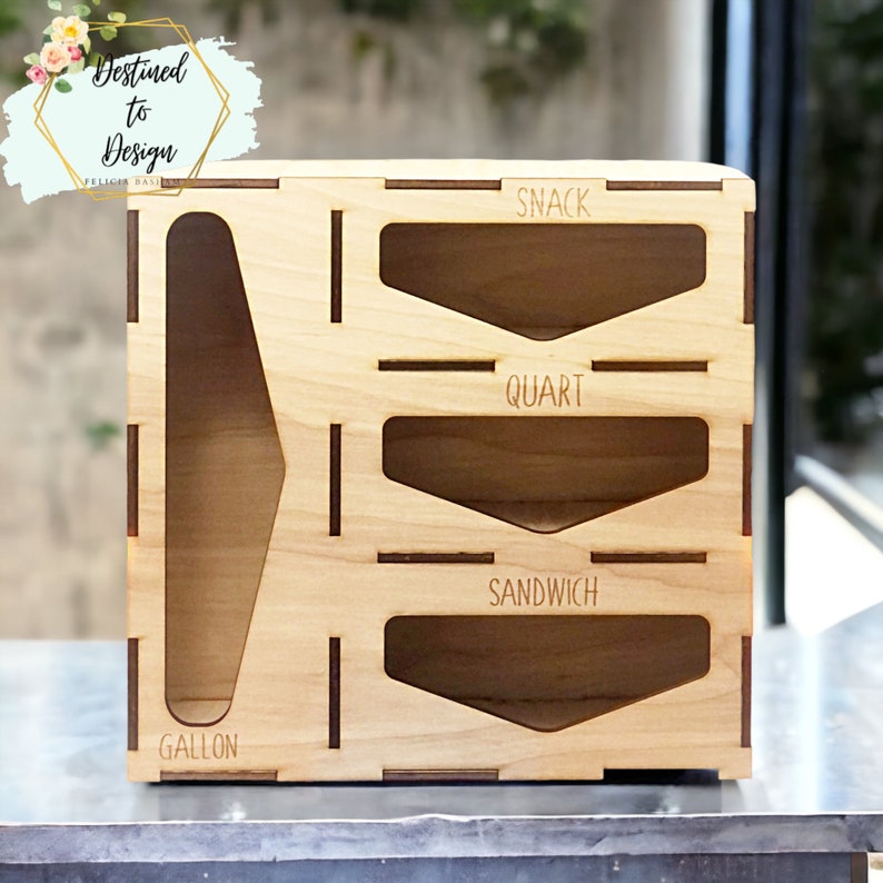 Sandwich Bag Storage Organizer Etsy