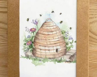 Card Packs / Set Of Cards / Pack of Cards /  Note Cards / Card for Her /  Greeting Card / Note Card Pack / Bee / Bees / Bumble Bee