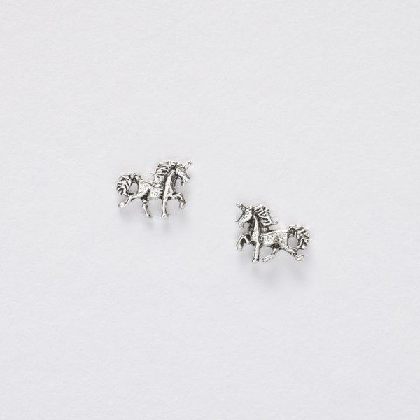 Silver Studs / Silver Unicorn Stud Earrings / Gift for Her / Silver Earrings / Jewellery / Gifts / Unicorn Earrings / Letterbox Gift