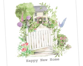 New Home Card / Moving Card / Card for Moving / New House Card / Relocation Card / Card for New Home / Happy New Home Card  / Greeting Card