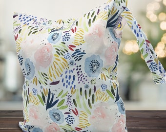 Sac étanche à imprimé floral moderne