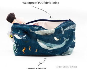 Eco-friendly Makeup Bag with Personalization Options