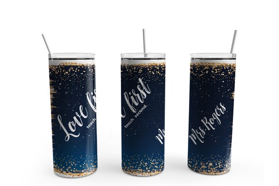 Back To School 20 Oz Skinny Tumbler Graphic By Peangra · Creative Fabrica