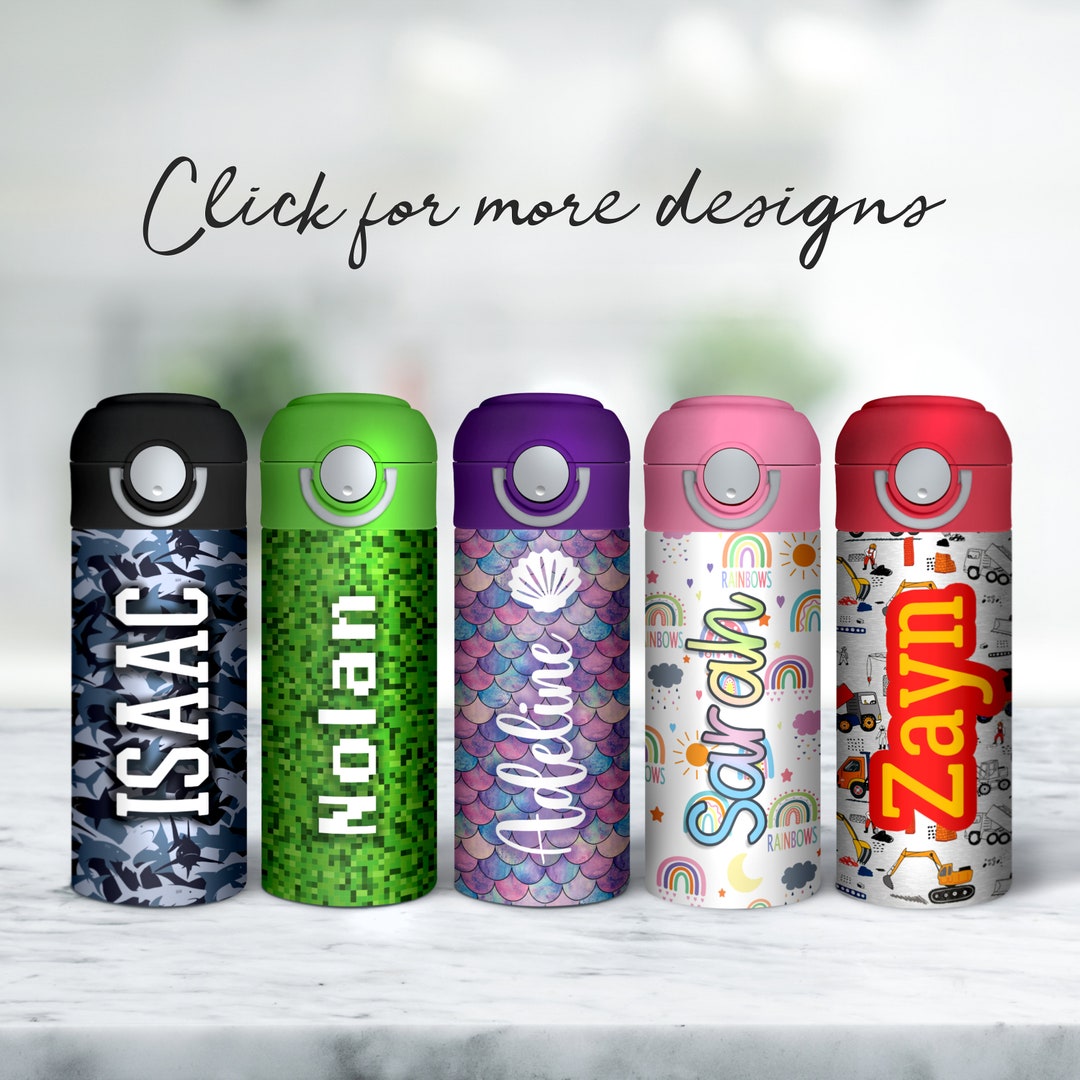Personalized Water Bottle for Kids - Etsy