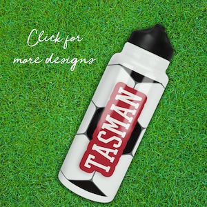 32oz Personalized Sports Themed Water Bottle