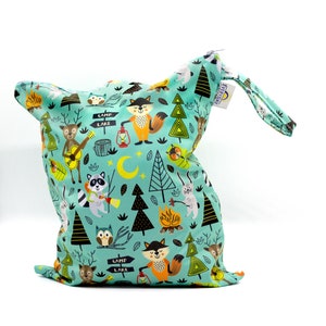 Camping Woodland Animal Wet Bag