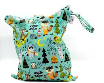 Camping Woodland Animal Wet Bag