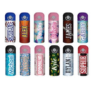 12oz Kids Sports Themed Water Bottle