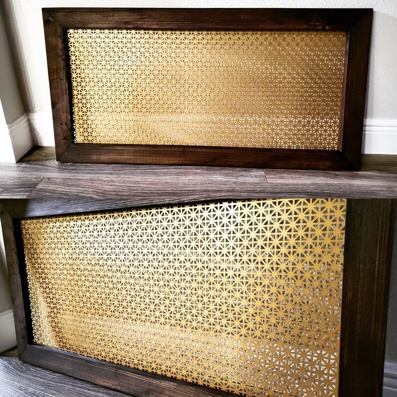 Metal Fireplace Screen Cover Etsy
