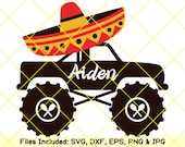 Cinco de mayo svg sombrero svg PNG maracas svg mexican hat svg fiesta men shirt mexico boy monster truck svg printable clipart dxf cut files