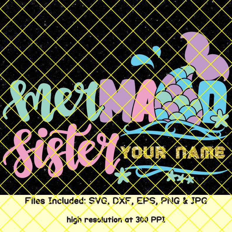 Free Free 175 Mermaid Family Birthday Svg SVG PNG EPS DXF File
