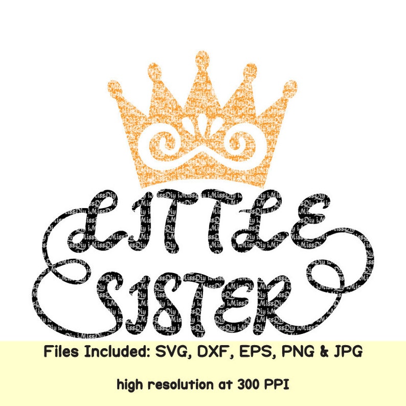 Download SVG Little Sister svg for Cricut Silhouette kids baby girl ...