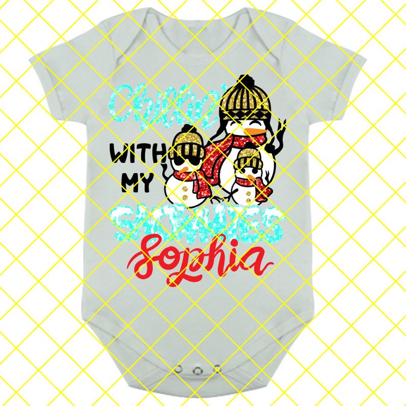 Christmas svg snowman svg most popular svg chillin with my Etsy