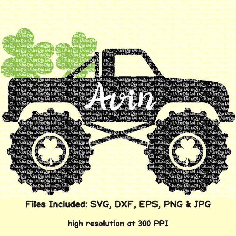 Free Free Truck With Shamrocks Svg 880 SVG PNG EPS DXF File