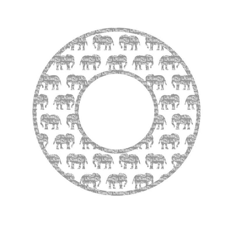 Download Elephant svg cheer mom baby girl boy monogram frame svg ...