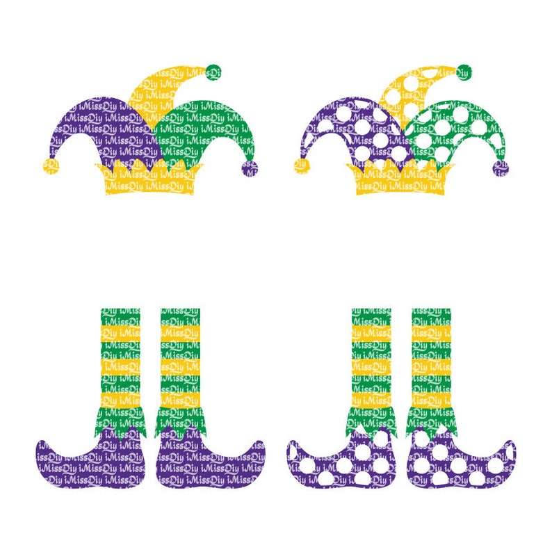 Download Mardi gras svg kids mardi gras monogram svg jester hat svg | Etsy