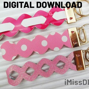 Mothers day Key fob svg bundle, keychain wrist fob template, keyfob bracelet purse fob key chain, cute faux leather fob PDF, cricut cut file