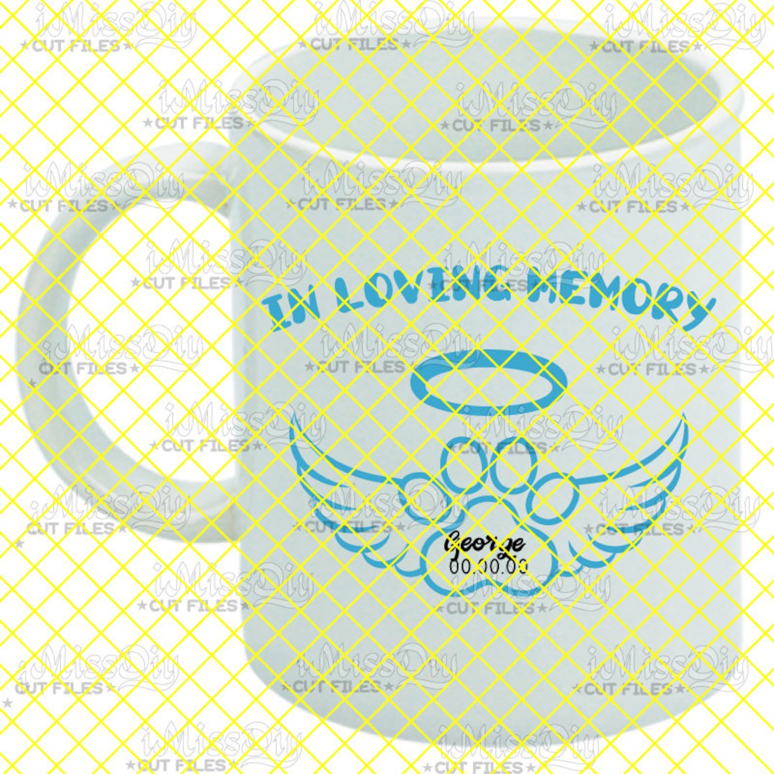 In Loving Memory Svg Dog Cat Pet Svg Angel Wings Svg Paw Print - Etsy